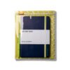 Notebook, Pen and Pouch Gift Set Navy & Lime